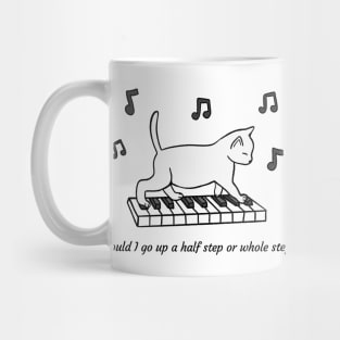 Music Theory Cat Mug